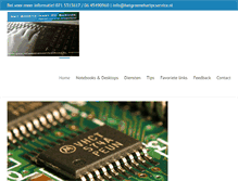Tablet Screenshot of hetgroenehartpcservice.nl